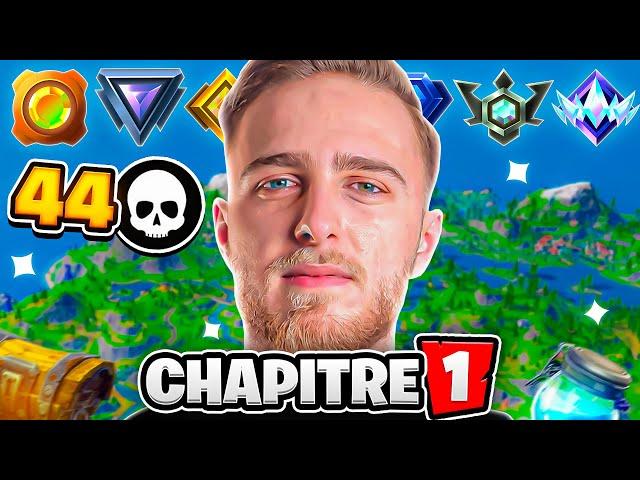 Je fais 44 KILLS sur le CHAPITRE 1 en Classé (la game de fou)