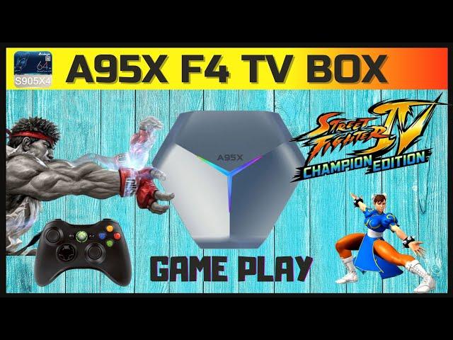 A95X F4 TV BOX Game Play - Street Fighter Champion ED - Android 10