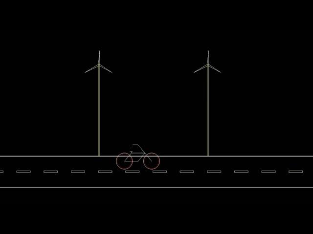 Moving cycle in C++ graphics | ( With Source Code   )