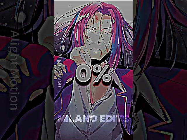 Percent Chance of Outsmarting Ayanokoji | Classroom of the Elite | #anime #animeedit #fyp #ayanokoji