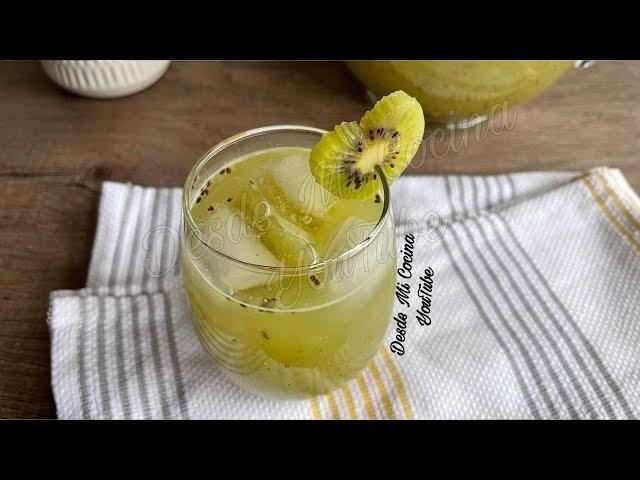 AGUA FRESCA DE KIWI - Deliciosa y Refrescante - || DESDE MI COCINA by Lizzy