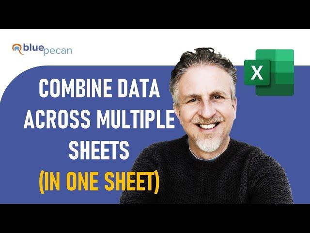 Combine Data from Multiple Sheets into One Sheet In Excel | Consolidate Tables into a Single Sheet