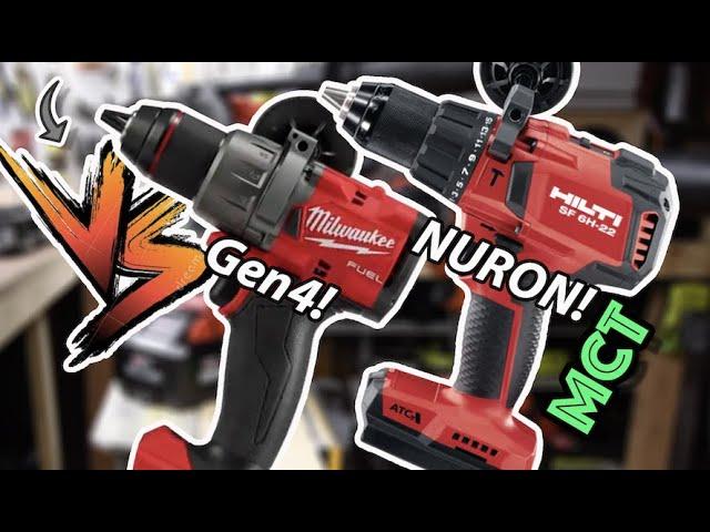 Milwaukee Gen4 vs HILTI NURON (Hammer Drills)