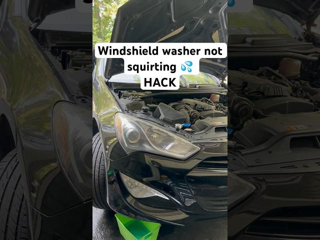 Windshield washer fluid not squirting  FIX #shorts