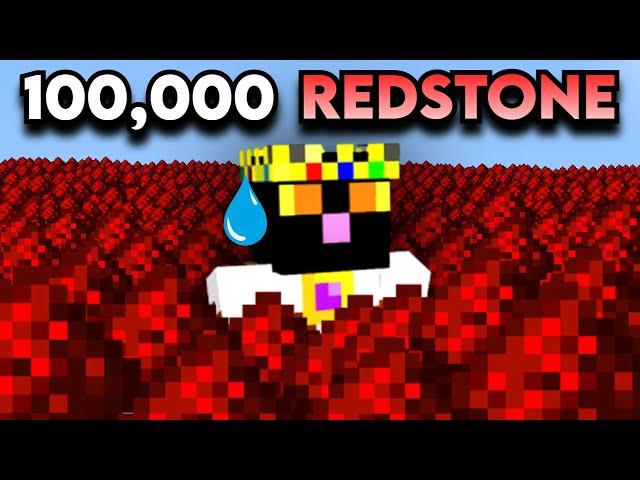 Lagging a Pay-To-Win Minecraft Server with 100,000 Redstone