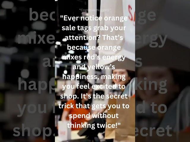 "Orange Makes You Spend More!"