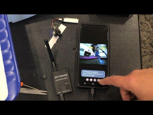 How to use the Skydroid receiver with your fpv camera & Android phone