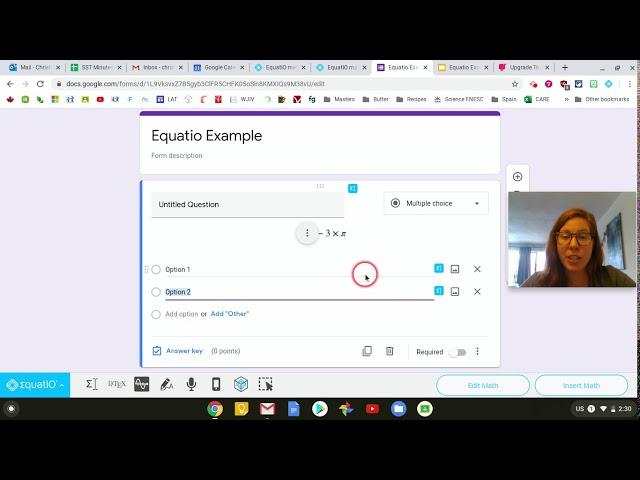 Premium Equatio in Google Forms and Slides