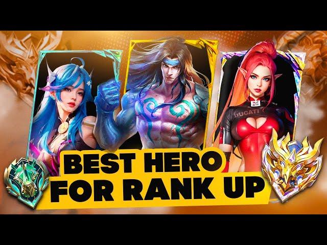 TOP BEST HEROES 2025 TO SOLO RANK UP TO MYTHICAL IMMORTAL (SEASON 35) | MOBILE LEGENDS