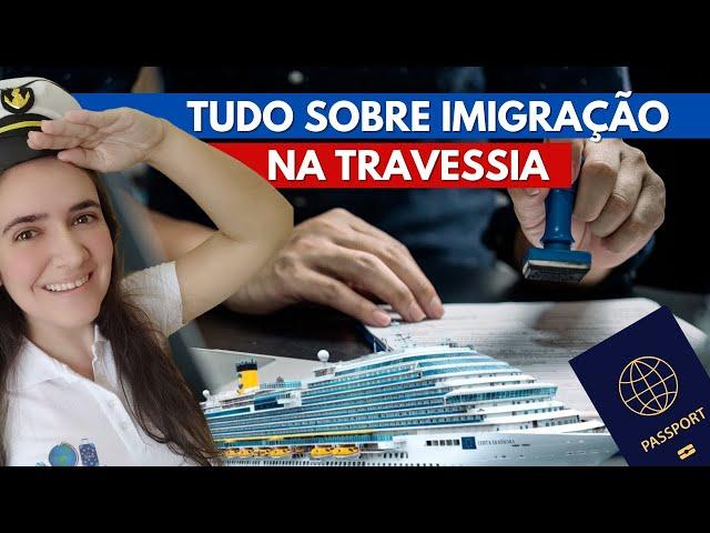 IMIGRAÇÃO no CRUZEIRO de TRAVESSIA | Viagem De Navio para a Europa