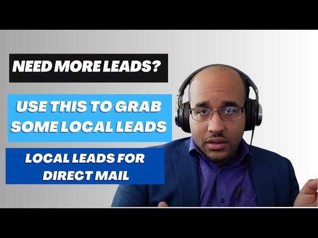 Need Fresh leads? Creating a List for More Leads For Direct Mail - Carlos Otero