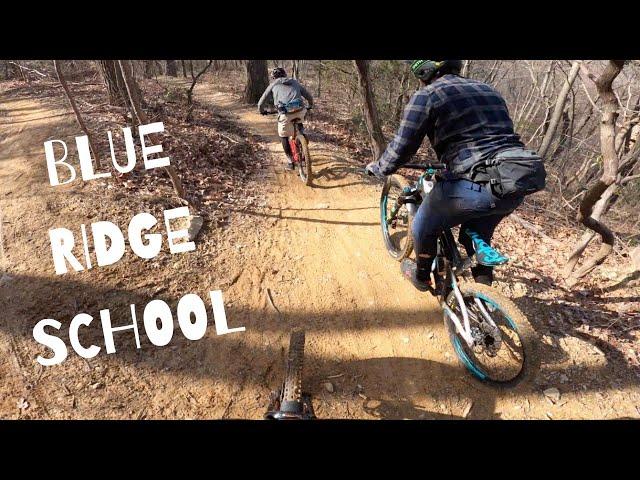 Blue Ridge School Trails Mountain Biking [Various Clips in 4k]