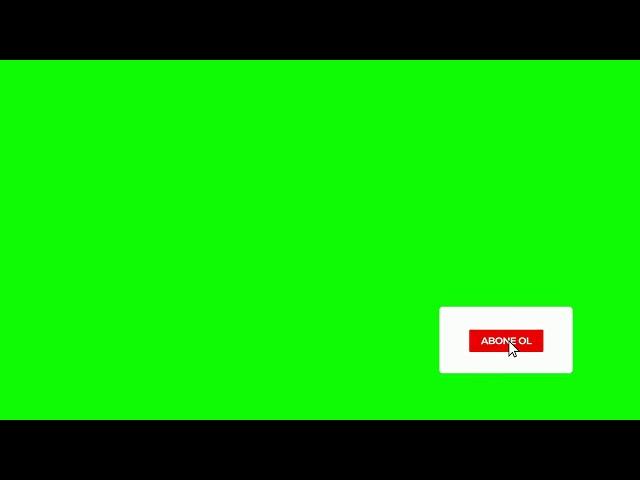 Abone Ol Animasyonu Green Screen