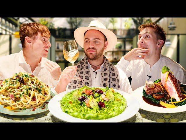 Two Brits try the best risotto in Italy!