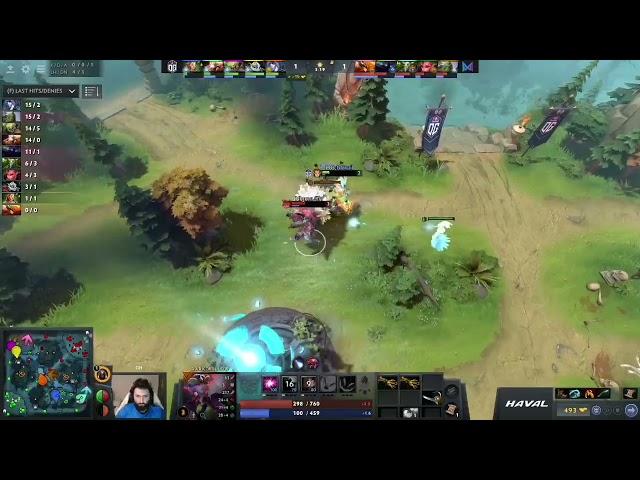 Beautiful 1v1 fight # N0tail vs #Gh at yesterday's game / Dota 2 2021