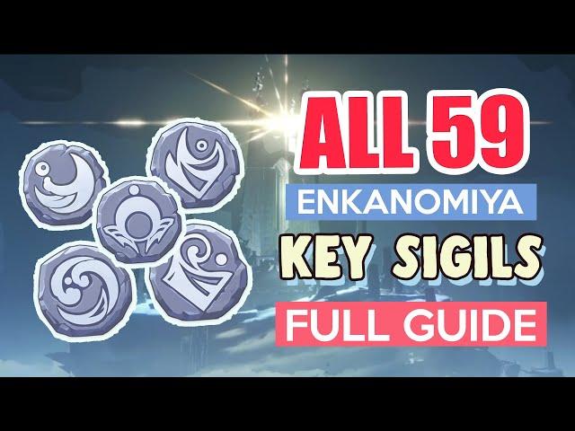 How to: GET ALL KEY SIGILS COMPLETE GUIDE FULL TUTORIAL | Enkanomiya | Genshin Impact