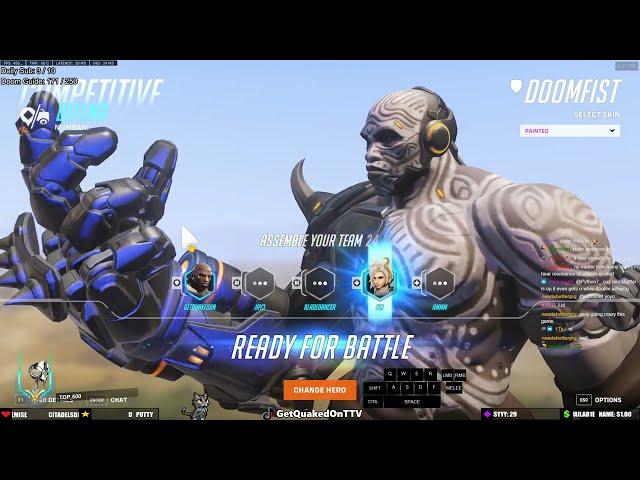 Overwatch 2 Rollout Doomfist God GetQuakedOn Tough Times For Tank Doomfist Mains Vol. 19