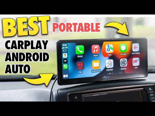 The Best Portable Wireless Apple CarPlay and Android Auto Screen - CarpodGo T3 Pro REVIEW