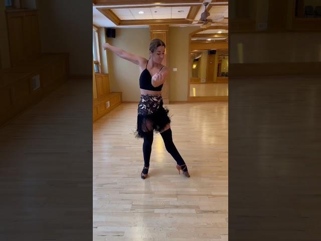 Cha Cha Solo Routine | Tutorial | freelydance #ballroomdance #dancetutorial #chacha