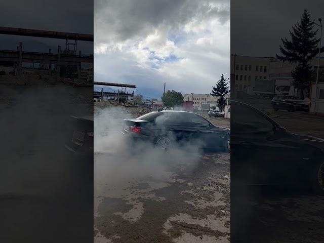 BMW e90 335d little burnout