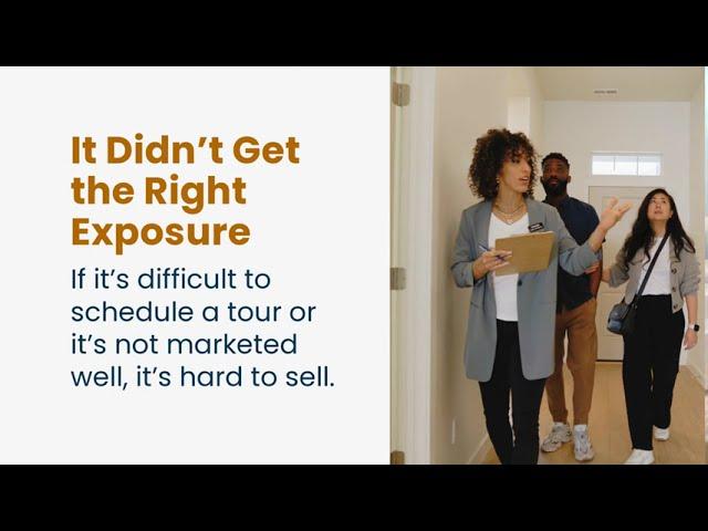 What To Do If Your House Didn’t Sell