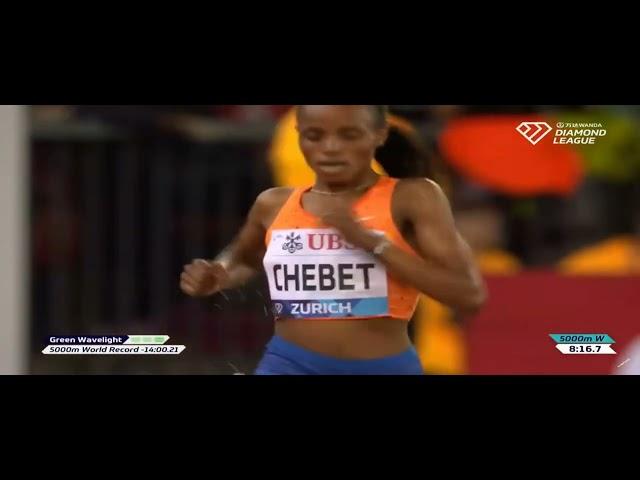 Women's 5000m Zurich 2024 Diamond league [Winner Beatrice Chebet]