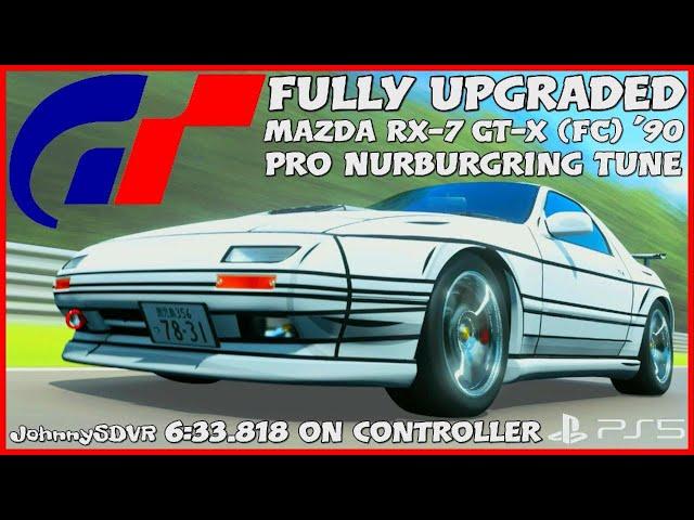 Gran Turismo 7 - Mazda RX-7 GT-X (FC) '90 Pro Tune | Nurburgring Original Engine Setup | GT7 Tuning