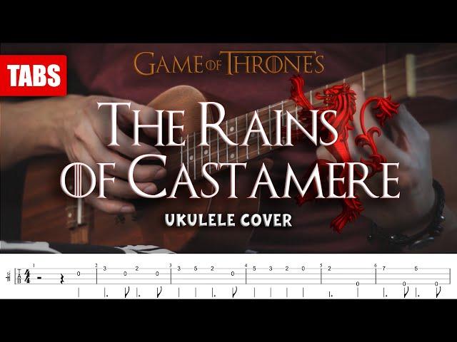  GAME OF THRONES | Ukulele TABS | The Rains of Castamere |  Ramin Djawadi composer | Red Wedding