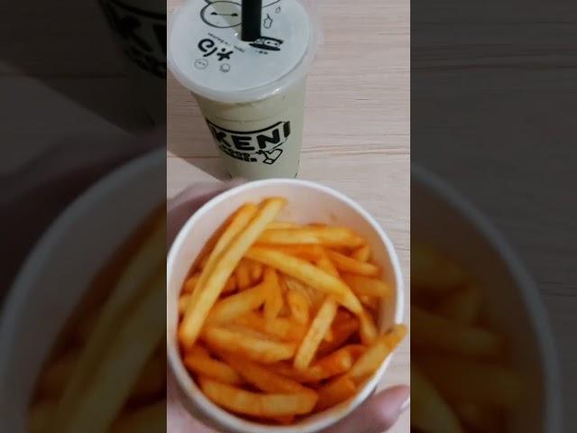 Cheese flavored french fries