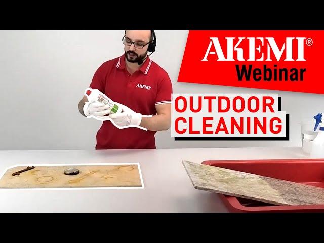 Outdoor cleaning - Webinar: cleaning stubborn green coatings and dirt without problems