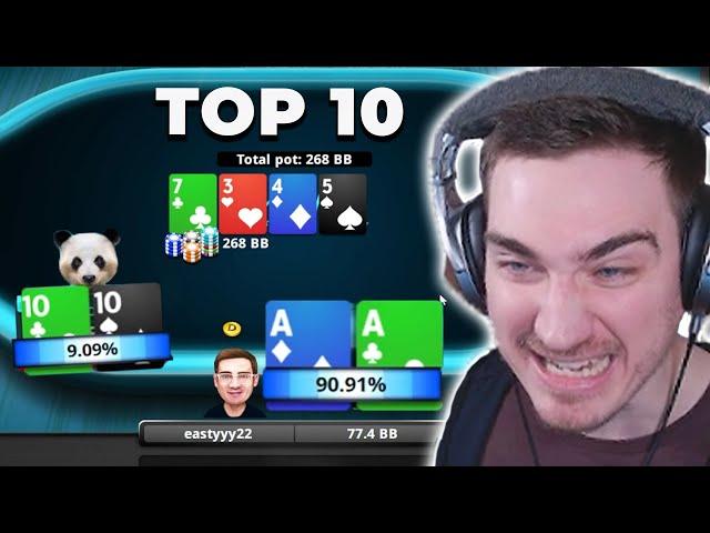 FIRST EVER 100NL SESSION?! | Top 10 Poker Hands Ep. 97