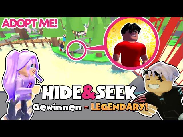 HIDE AND SEEK, aber wir spielen um SELTENE ADOPT ME Pets