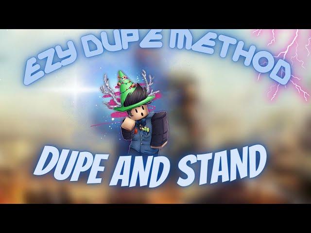 :)YBA DUPE STAND METHOD | ARCADE DUPE METHOD! YBA DUPE STANDS & SKINS