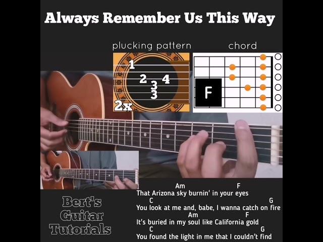 always remember us this way #guitar #bertsguitartutorials