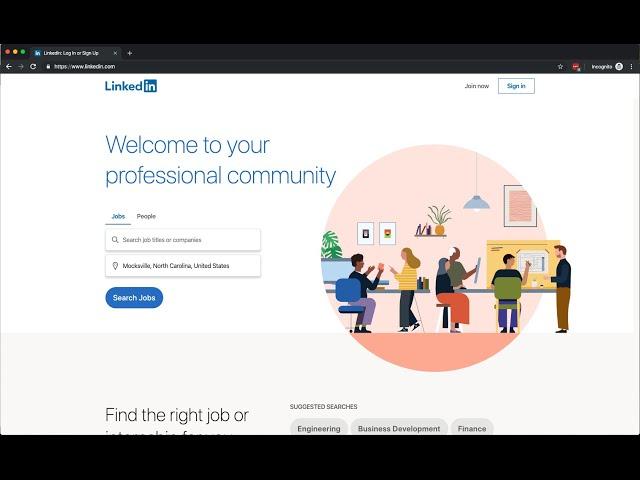 Creating a LinkedIn Account from Scratch