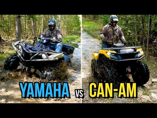 2023 Yamaha Grizzly 700 SE vs Can-Am Outlander XT700 - Old Grizzly Takes on New Outlander!