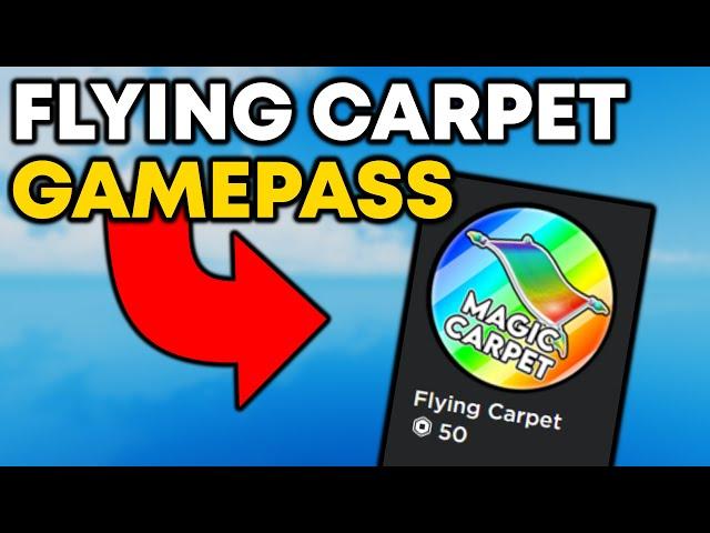 Flying Carpet Gamepass - Roblox Scripting Tutorial