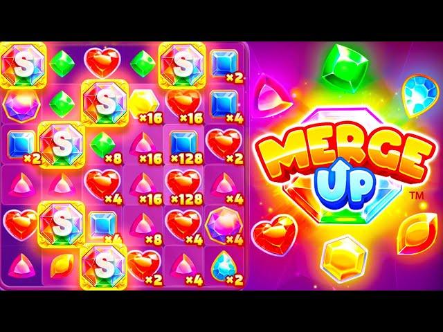 We Got a 5 Scatter Bonus on Merge Up! Massive Wins & Crazy Luck