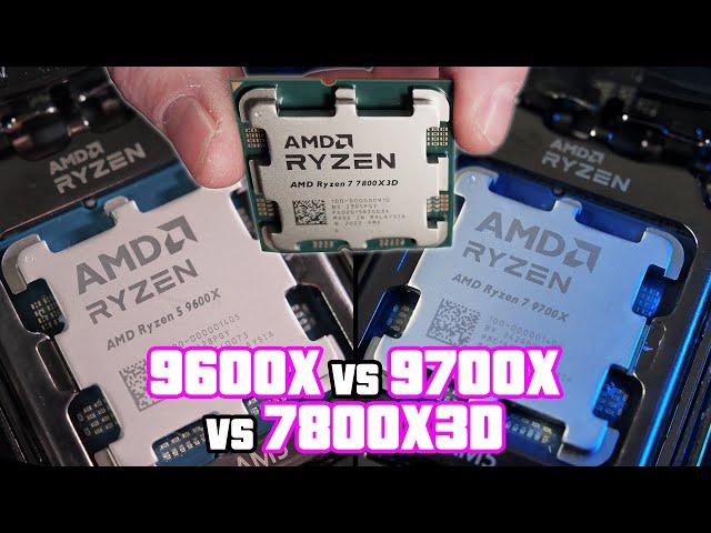 9600X + 9700X vs 7800X3D - What's Best For Gaming?