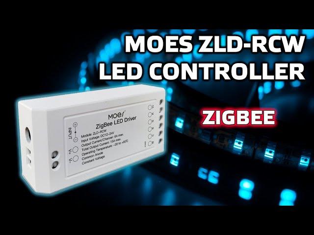 Moes ZLD-RCW - Tuya Smart Zigbee controller for RGB+CCT LED strips, work with Home Assistant