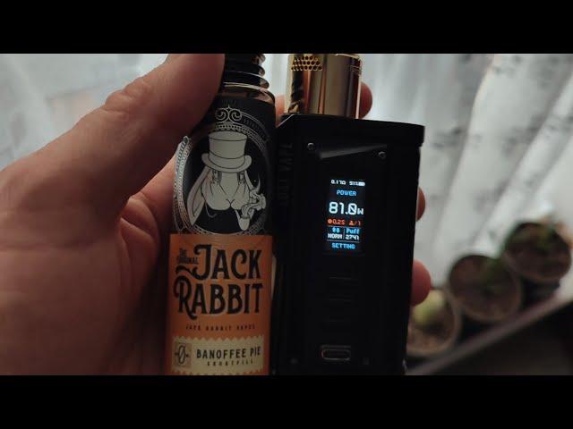 Jack Rabbit Vapes, Banoffee pie ,,70/30 vg pg 