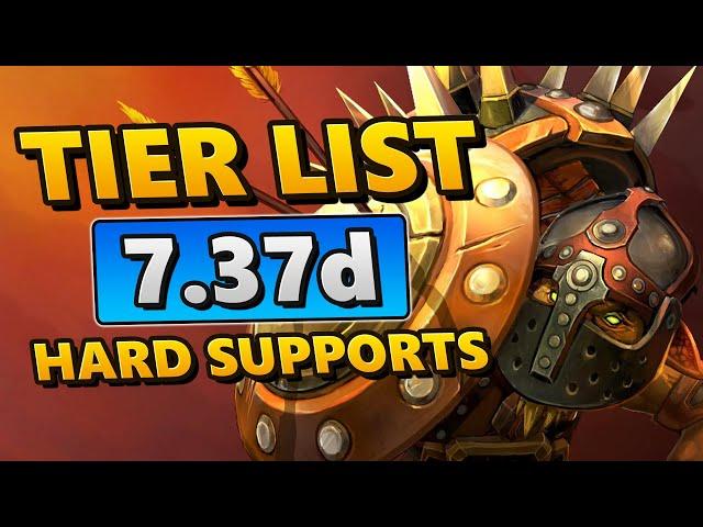 Hard Support Tier List | Dota 2 7.37d