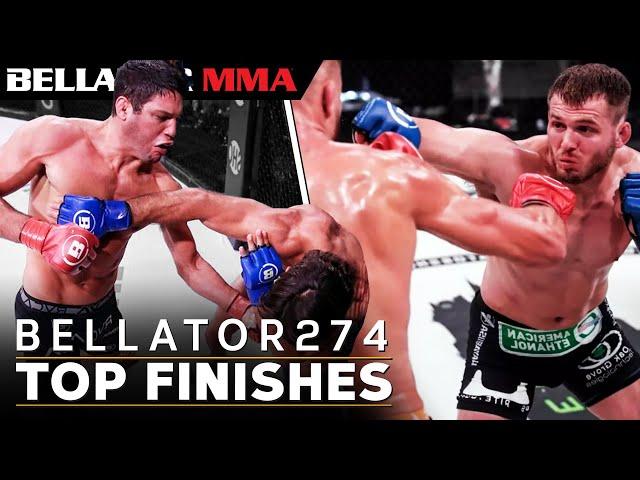 Brutal Finishes From Bellator 274 Fighters | Bellator MMA