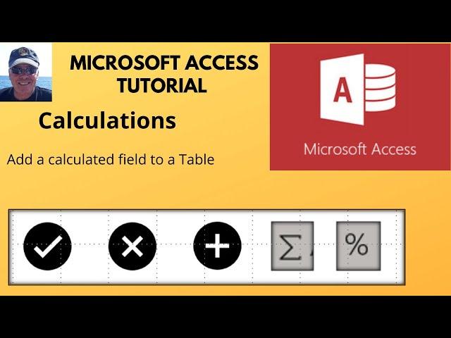 Microsoft Access - Adding a calculated field in an Access table