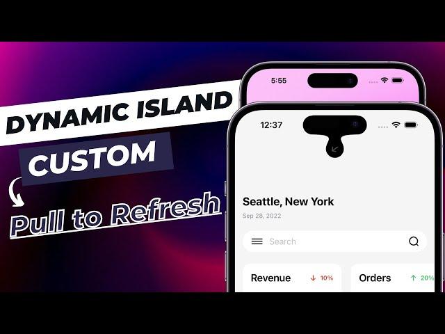 Adapting Dynamic Island into a Custom Pull to Refresh - Xcode 14 - SwiftUI Tutorials