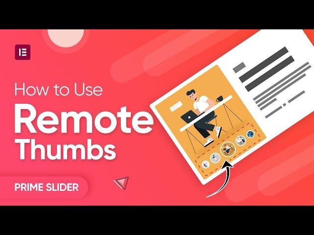 How To Use Remote Thumbs Pro By Prime Slider | Best Free Elementor Slider