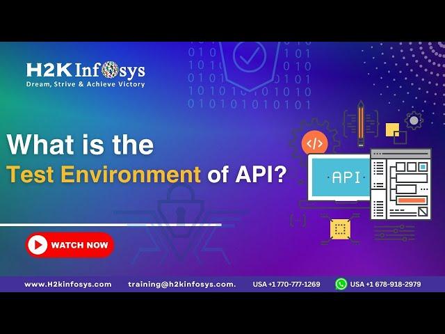 What is the Test Environment of API?