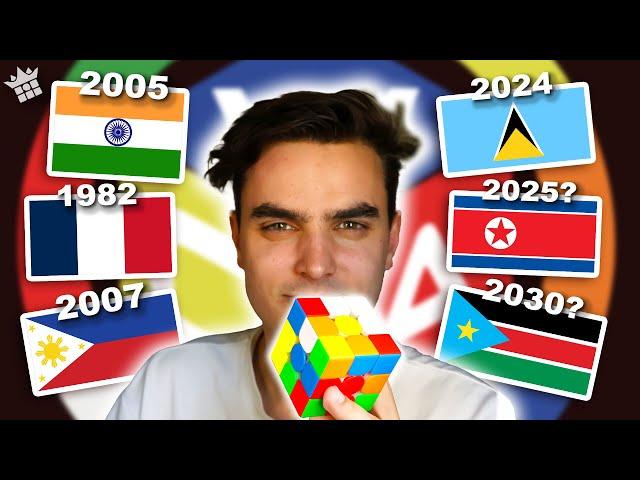 When did YOUR COUNTRY Join the WCA? | Rubik's Cube Competitions