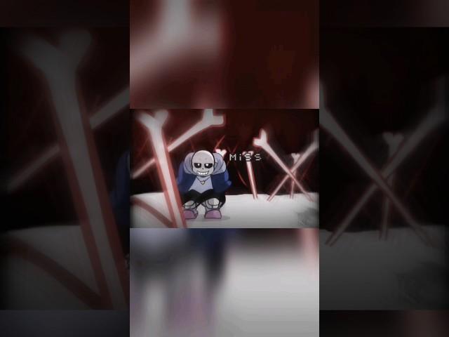 Bro have the smoothest dodge i ever seen #sans #underverse #undertale #edit #shorts