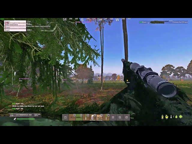 Bravo's Unmatched Precision 864m Headshot on Princess Gaz from OMEN Clan!  DayZ Ground Zero 2